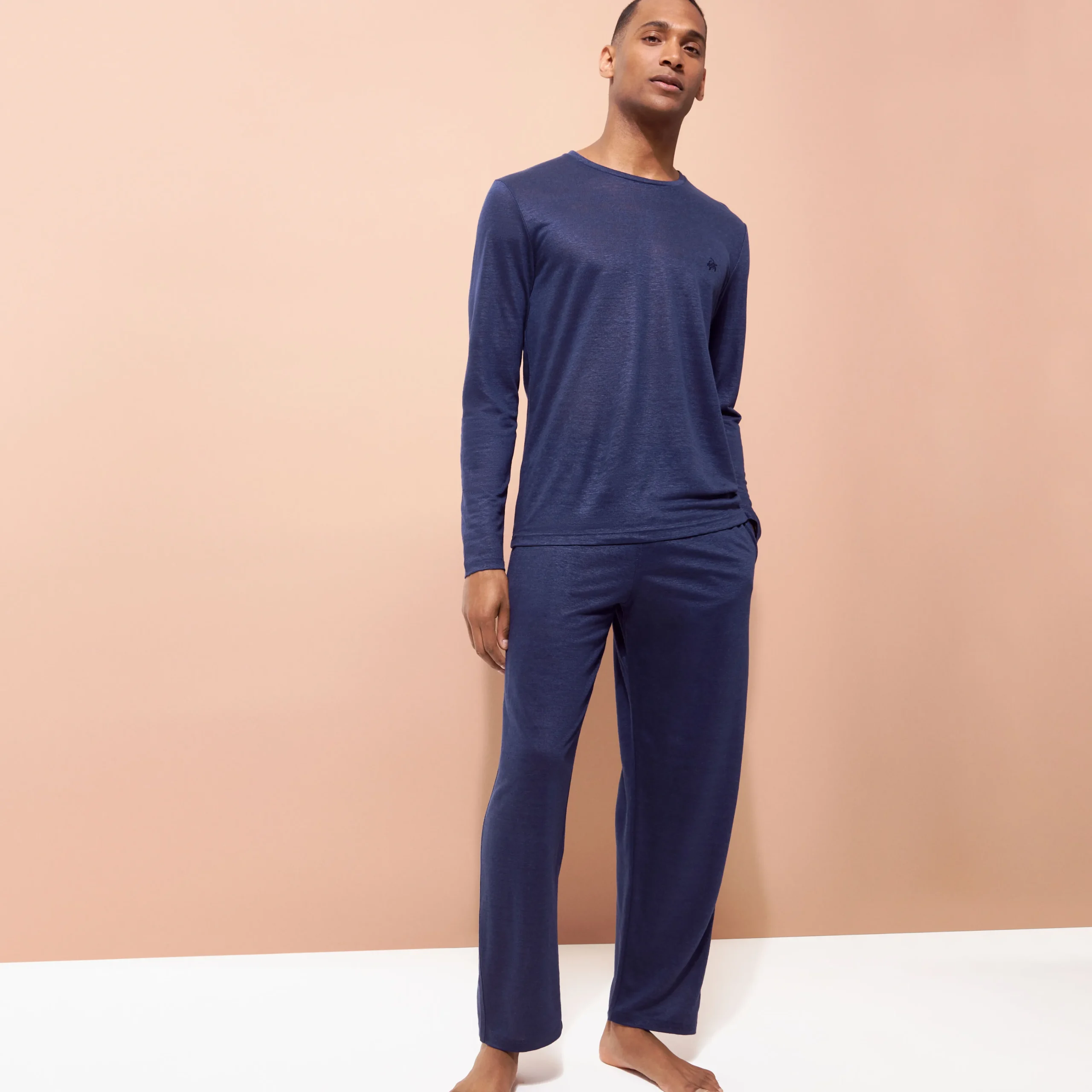 Vilebrequin Unisex Linen Long Sleeves T-Shirt Solid*Women T-Shirts And Sweats