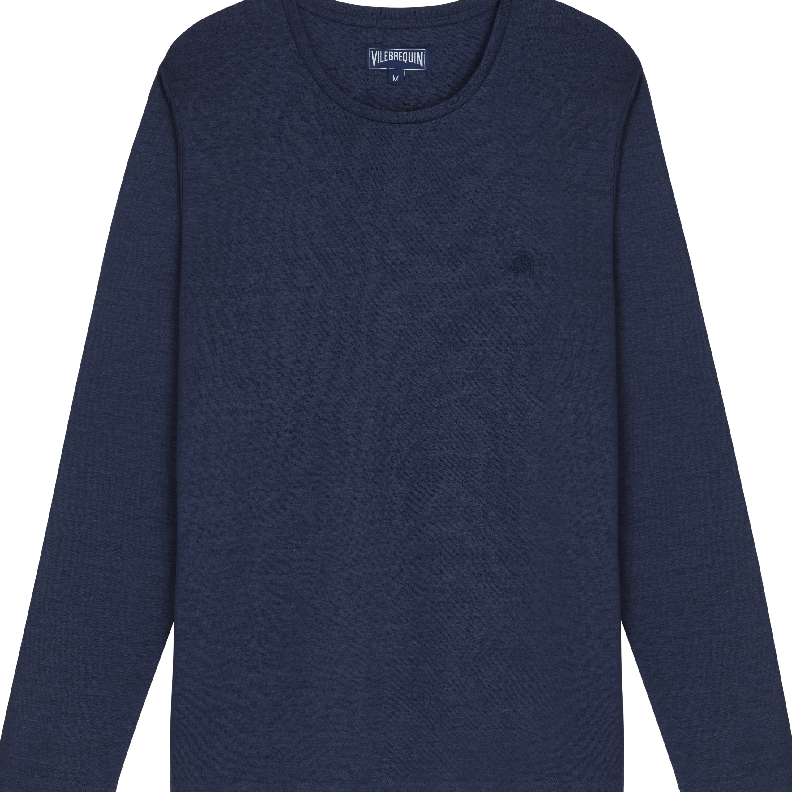 Vilebrequin Unisex Linen Long Sleeves T-Shirt Solid*Women T-Shirts And Sweats