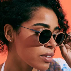 Vilebrequin White Tulipwood Women And Men Sunglasses - Vbq X Shelter*Women Sunglasses