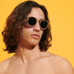 Vilebrequin White Tulipwood Women And Men Sunglasses - Vbq X Shelter*Women Sunglasses