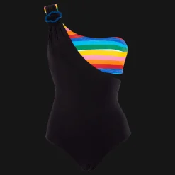 Vilebrequin Women Asymmetrical One Piece Swimsuit Rainbow Bandeau - X Jcc+ - Limited Edition*Women One-Piece
