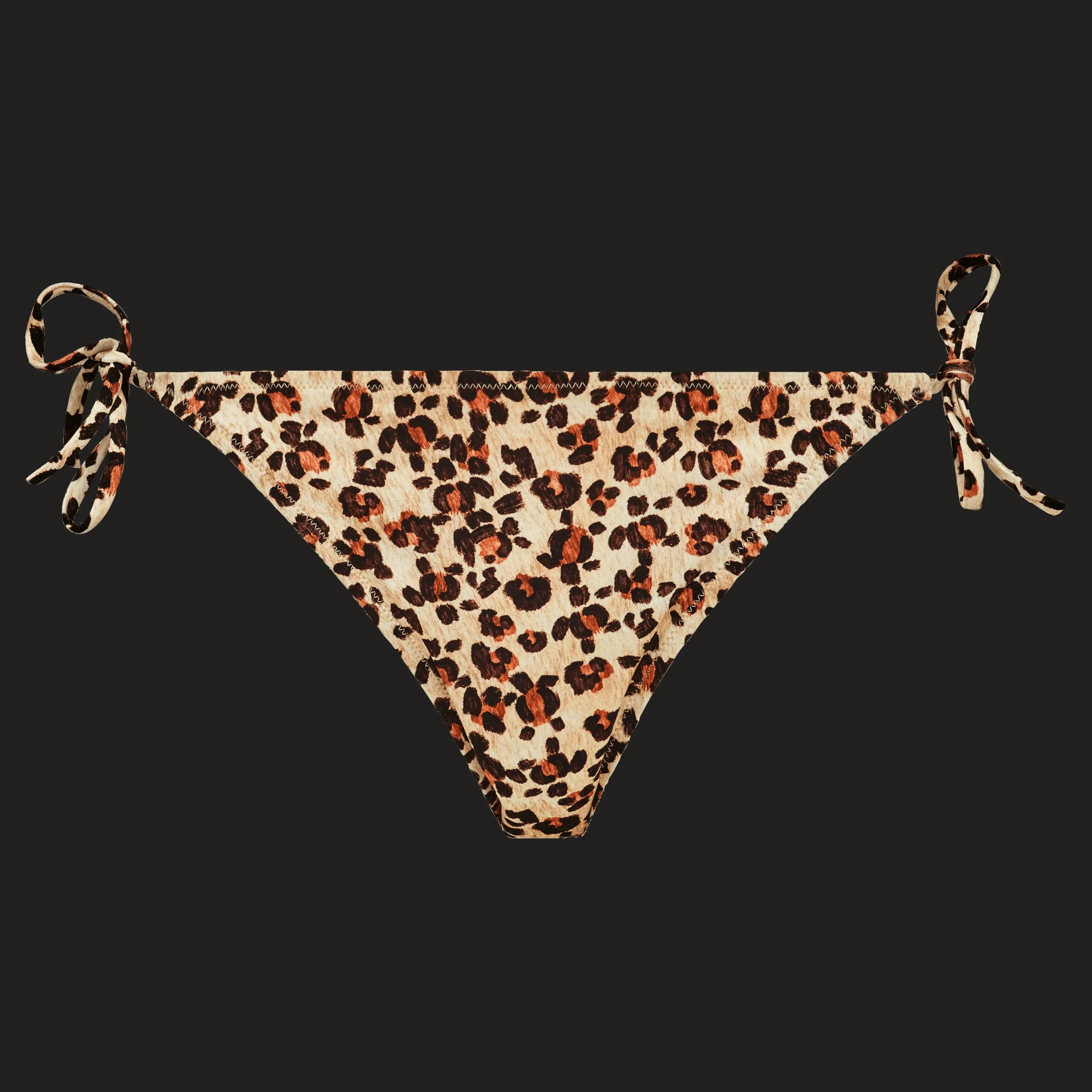 Vilebrequin Women Bikini Bottom Mini Brief To Be Tied Turtles Leopard*Women All Bottoms