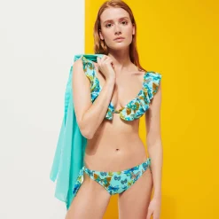 Vilebrequin Women Bikini Bottom Mini Brief To Be Tied Butterflies*Women Brief