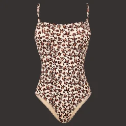Vilebrequin Women Bustier One-Piece Swimsuit Turtles Leopard*Women One-Piece