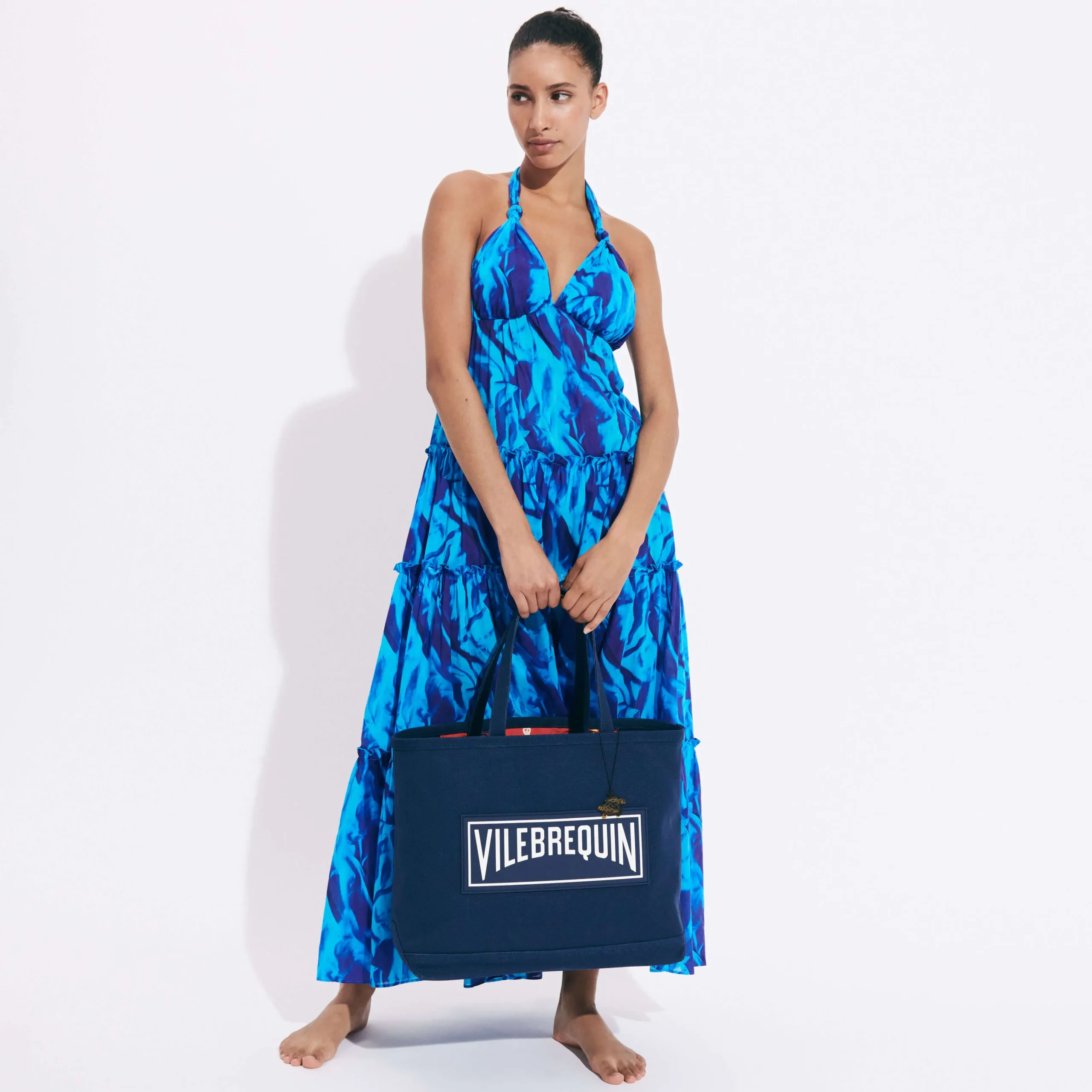 Vilebrequin Women Cotton Long Backless Dress Les Draps Froisses*Women Dresses