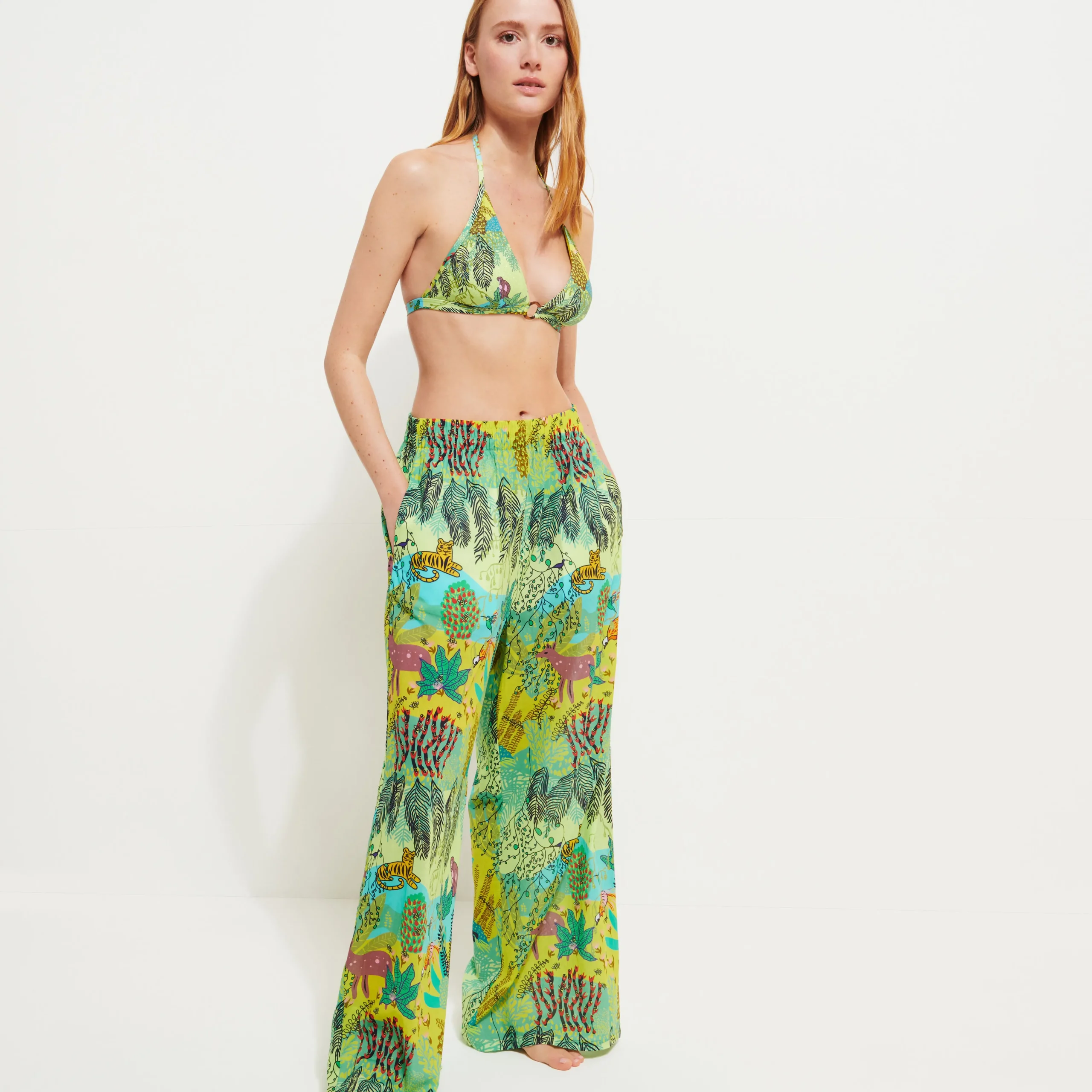 Vilebrequin Women Cotton Pants Jungle Rousseau*Women Pants