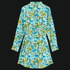 Vilebrequin Women Cotton Shirt Dress Butterflies*Women Dresses