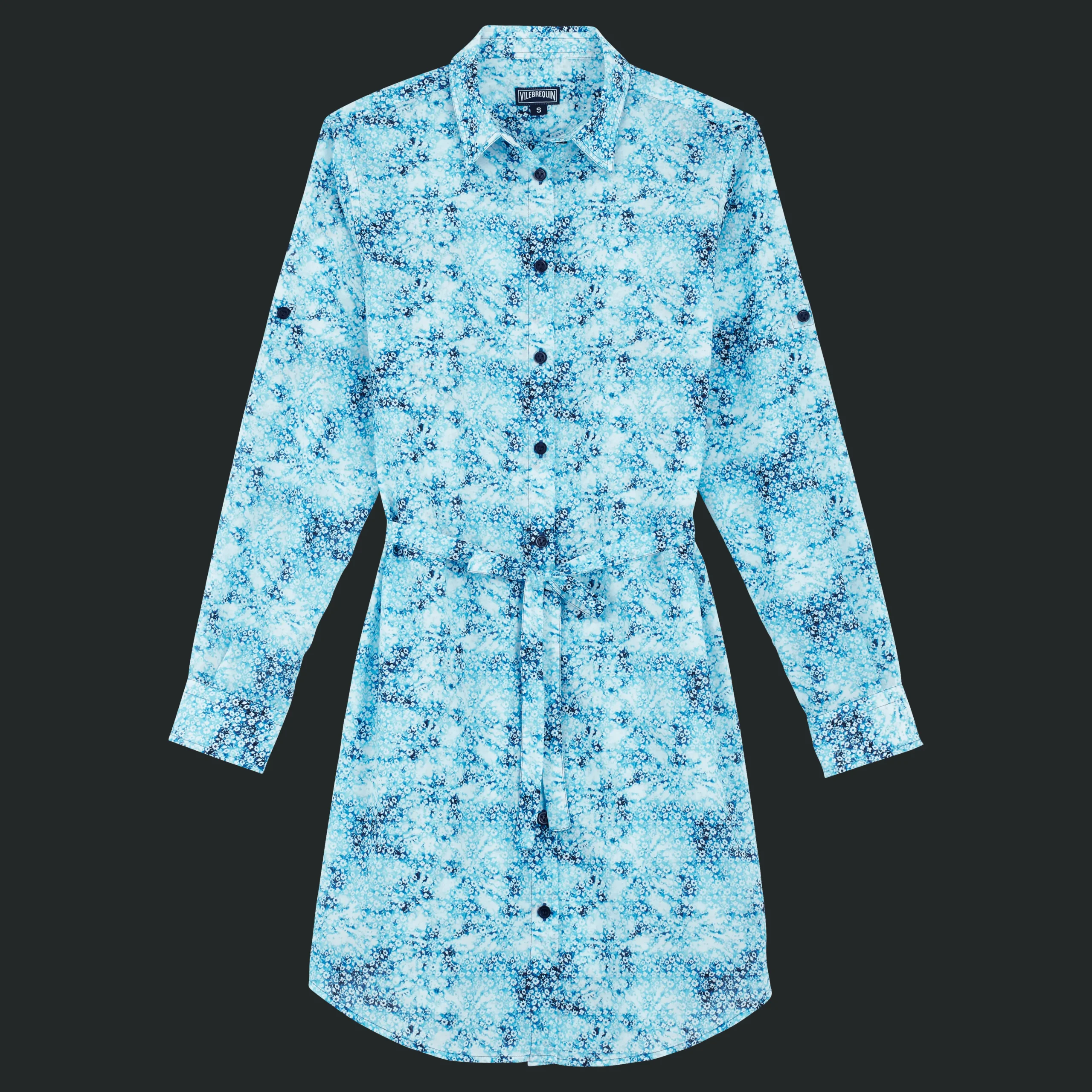 Vilebrequin Women Cotton Voile Shirt Dress Flowers Tie & Dye*Women Dresses