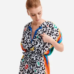 Vilebrequin Women Cover-Up Leopard And Rainbow - X Jcc+ - Limited Edition*Women Cover-Ups