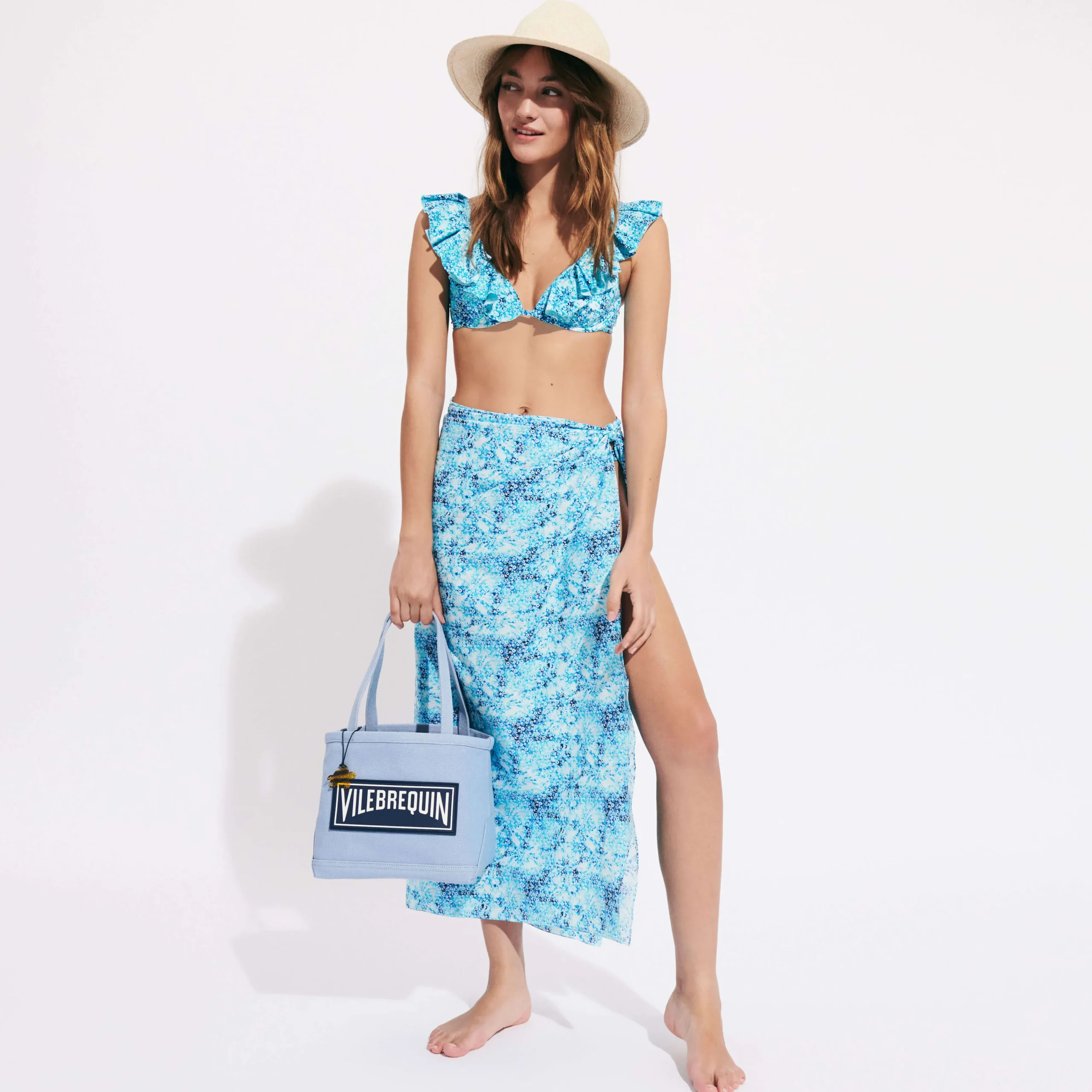 Vilebrequin Women Halter Bikini Top Flowers Tie & Dye*Women All Tops