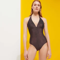 Vilebrequin Women Halter One-Piece Swimsuit Changeant Shiny*Women One-Piece