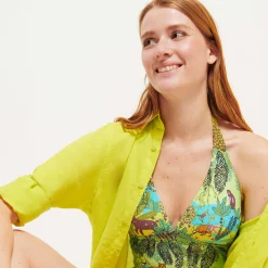 Vilebrequin Women Halter One-Piece Swimsuit Jungle Rousseau*Women One-Piece
