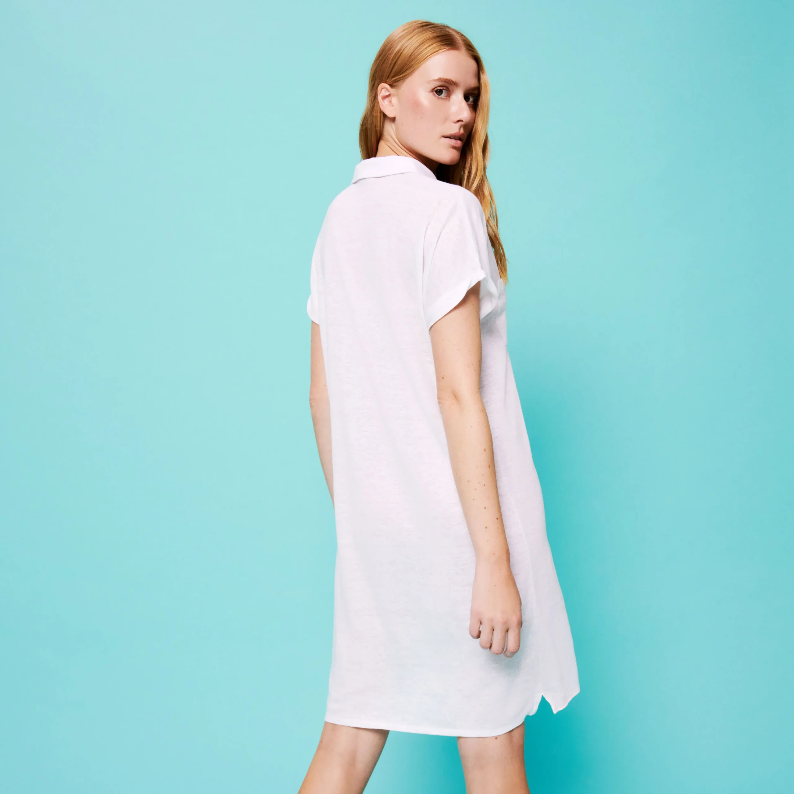 Vilebrequin Women Linen Long Polo Dress Solid*Women Dresses
