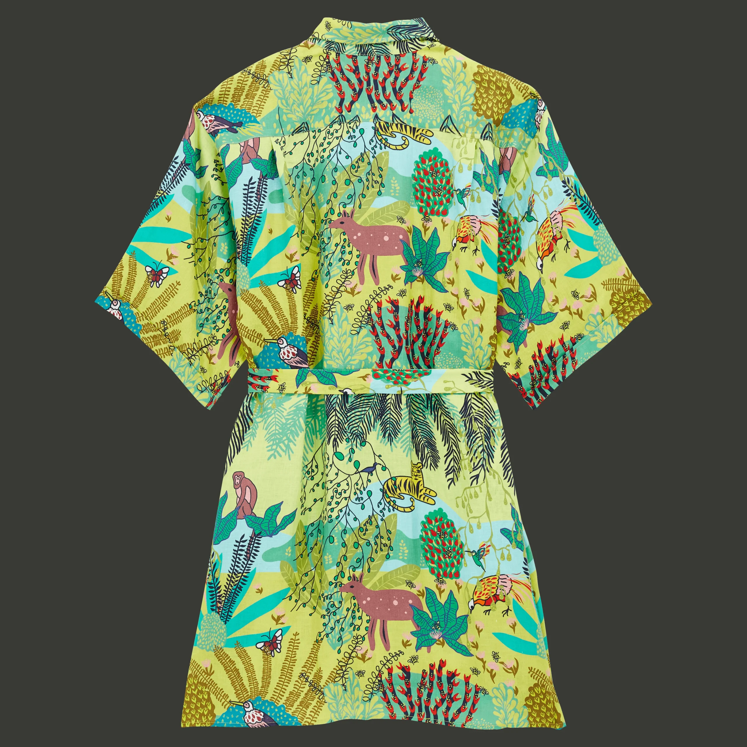 Vilebrequin Women Linen Shirt Dress Jungle Rousseau*Women Dresses