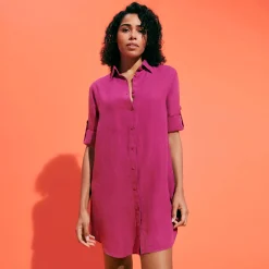 Vilebrequin Women Linen Shirt Dress Solid*Women Cover-Ups