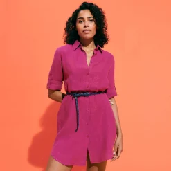 Vilebrequin Women Linen Shirt Dress Solid*Women Cover-Ups