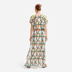 Vilebrequin Women Long Cover-Up In Cotton Voile Africain - X Jcc+ - Limited Edition*Women Cover-Ups