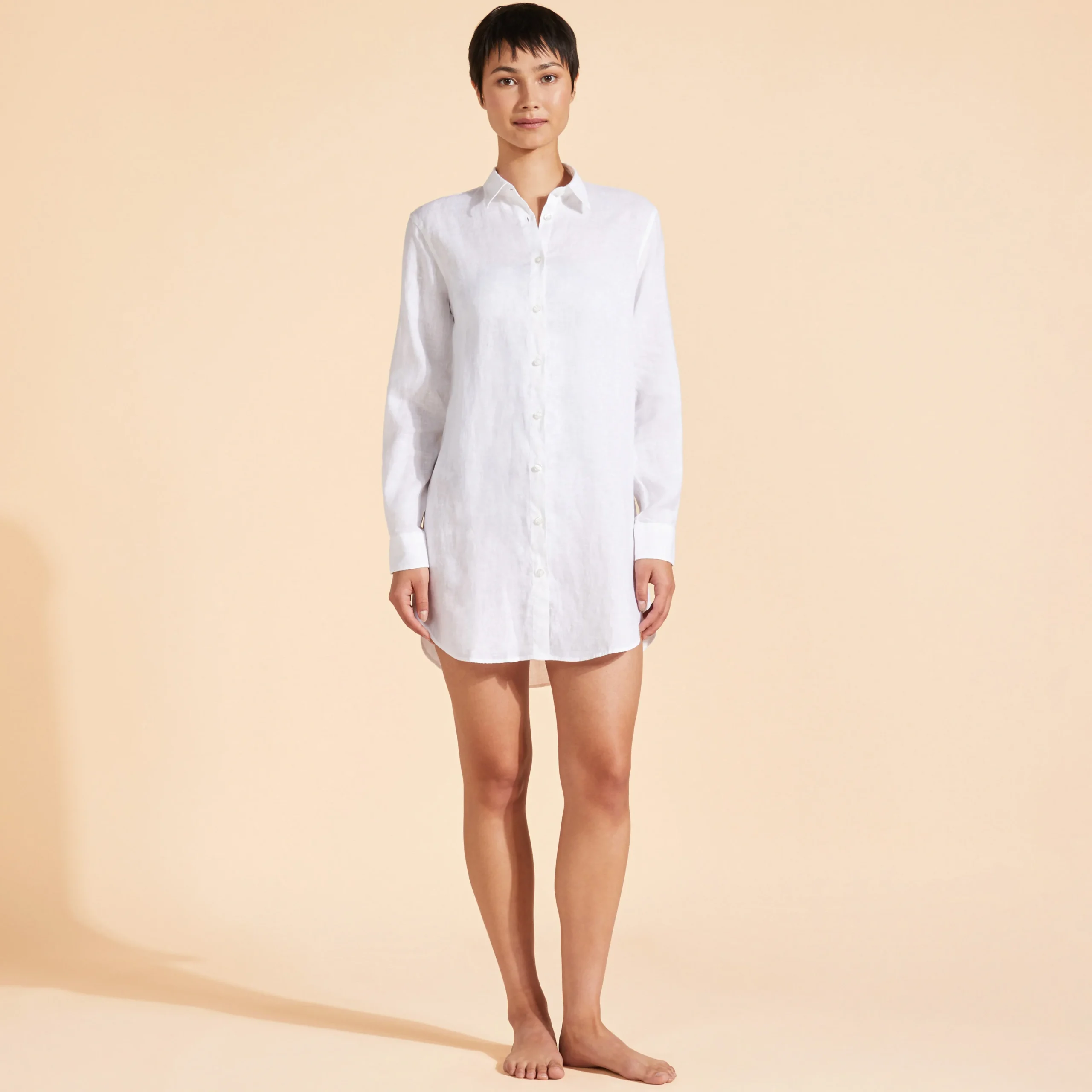 Vilebrequin Women Long Linen Shirt Solid*Women Cover-Ups