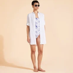 Vilebrequin Women Long Linen Shirt Solid*Women Cover-Ups