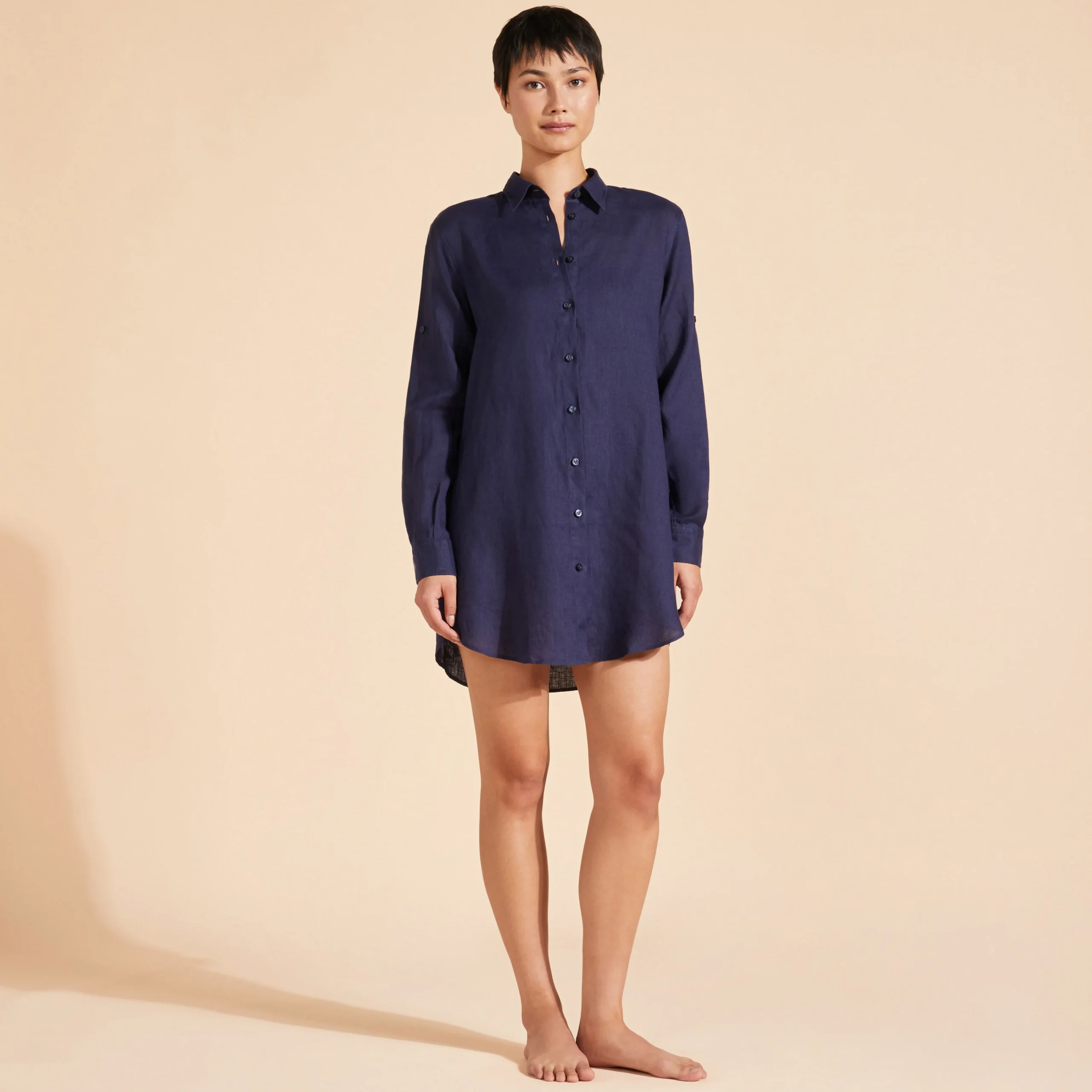 Vilebrequin Women Long Linen Shirt Solid*Women Cover-Ups