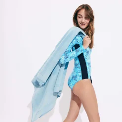 Vilebrequin Women Long Sleeves One-Piece Rashguard Flowers Tie & Dye*Women Rashguards