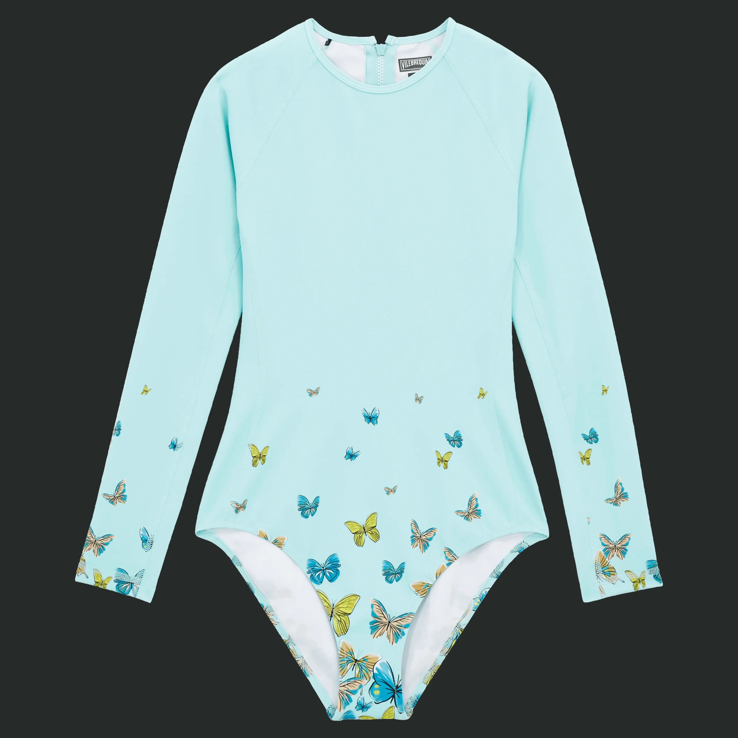 Vilebrequin Women Long Sleeves One-Piece Rashguard Butterflies*Women Rashguards