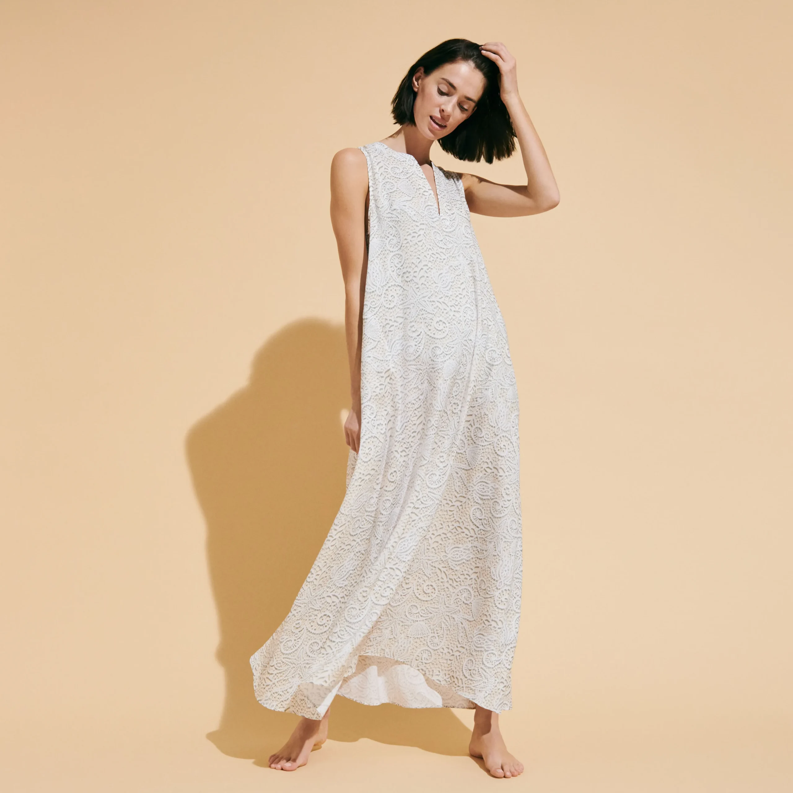 Vilebrequin Women Long Tencel Cover-Up Beach Dress Dentelles*Women Cover-Ups