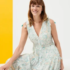 Vilebrequin Women Maxi Dress Hidden Fishes - X Poupette St Barth*Women Dresses