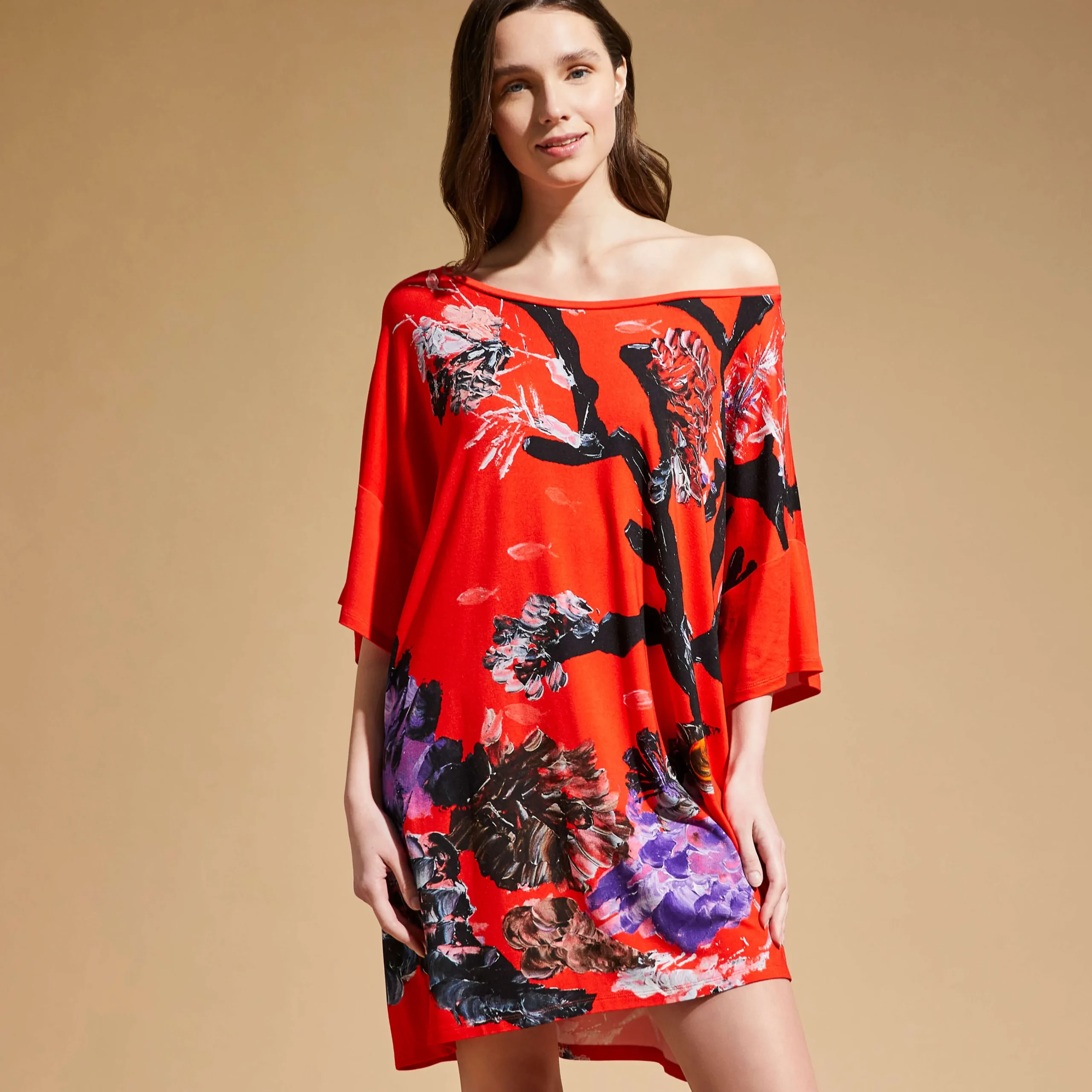 Vilebrequin Women Maxi Viscose Dress Spring Flower - X Patrizia Gucci*Women Cover-Ups