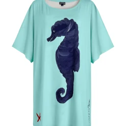 Vilebrequin Women Maxi Viscose Dress Seahorse - X Patrizia Gucci*Women Cover-Ups