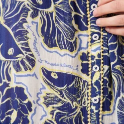 Vilebrequin Women Mini Dress Hidden Fishes - X Poupette St Barth*Women Dresses