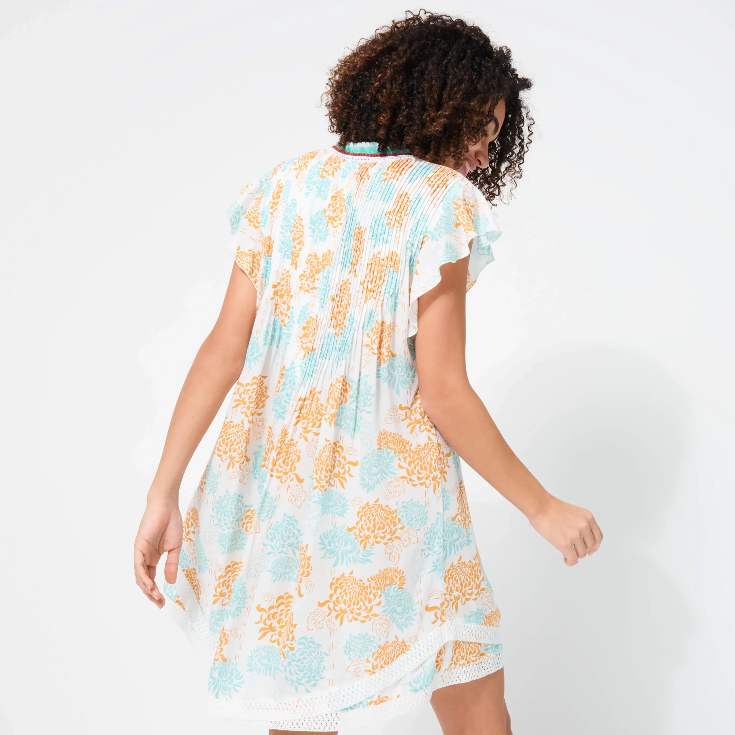 Vilebrequin Women Mini Dress Iridescent Flowers Of Joy- X Poupette St Barth*Women Dresses