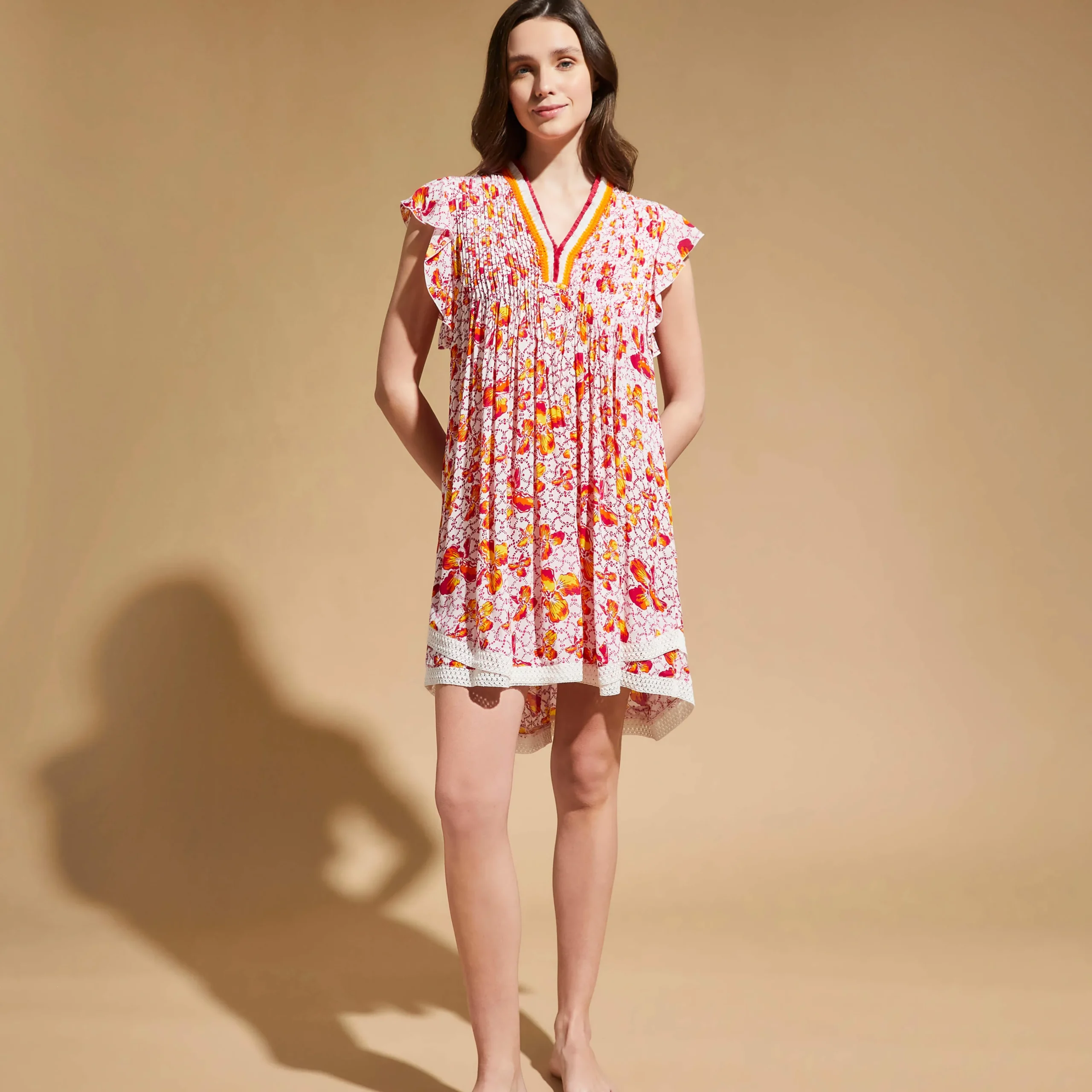 Vilebrequin Women Mini Dress Iris Lace- X Poupette St Barth*Women Dresses