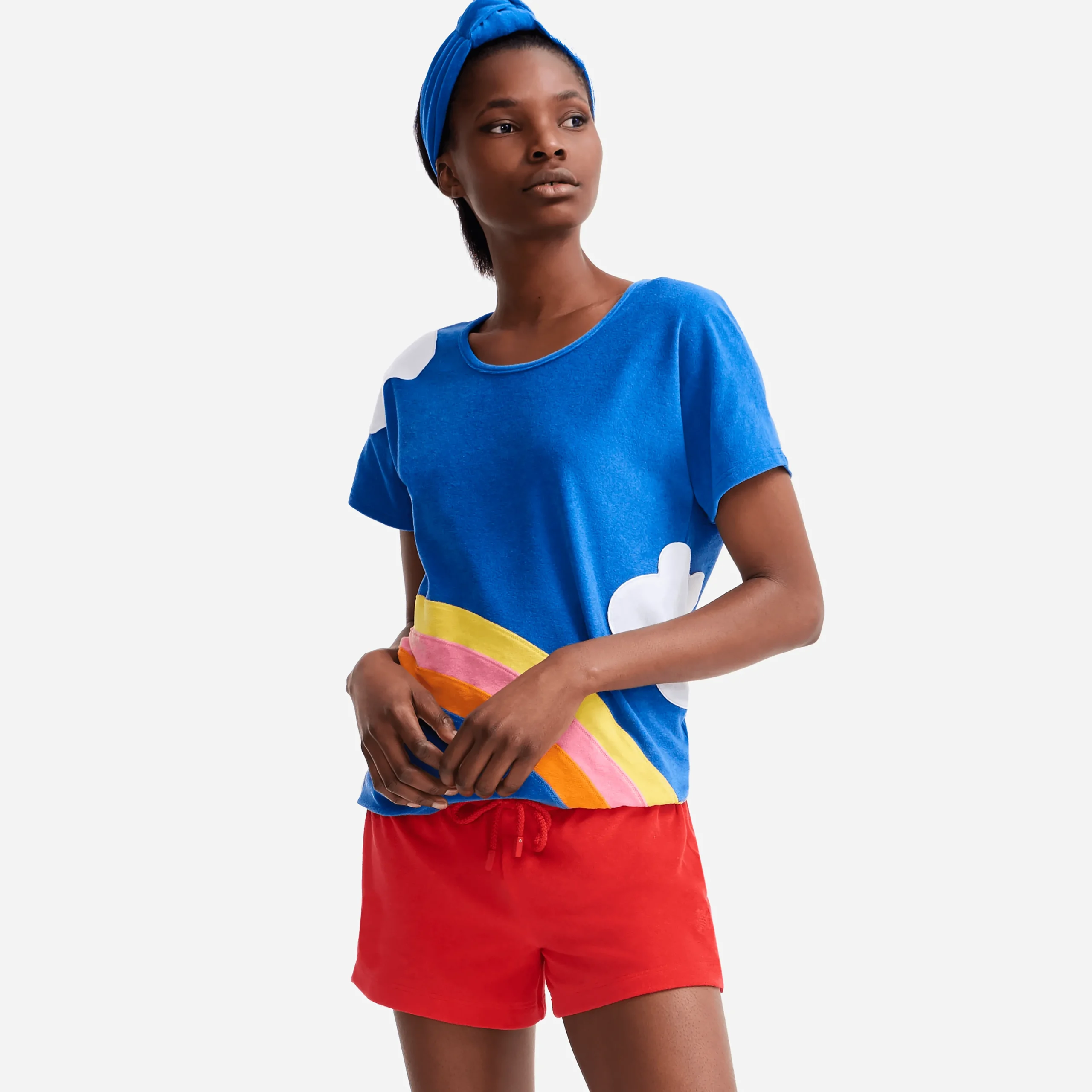 Vilebrequin Women Multicolor Clouds T-Shirt - X Jcc+ - Limited Edition*Women T-Shirts And Sweats