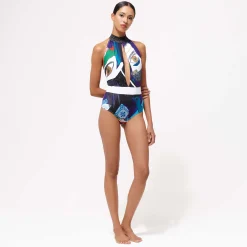 Vilebrequin Women One-Piece Halter Swimsuit Envoutement - X Deux Femmes Noires*Women One-Piece