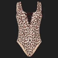 Vilebrequin Women One-Piece Swimsuit Turtles Leopard*Women One-Piece