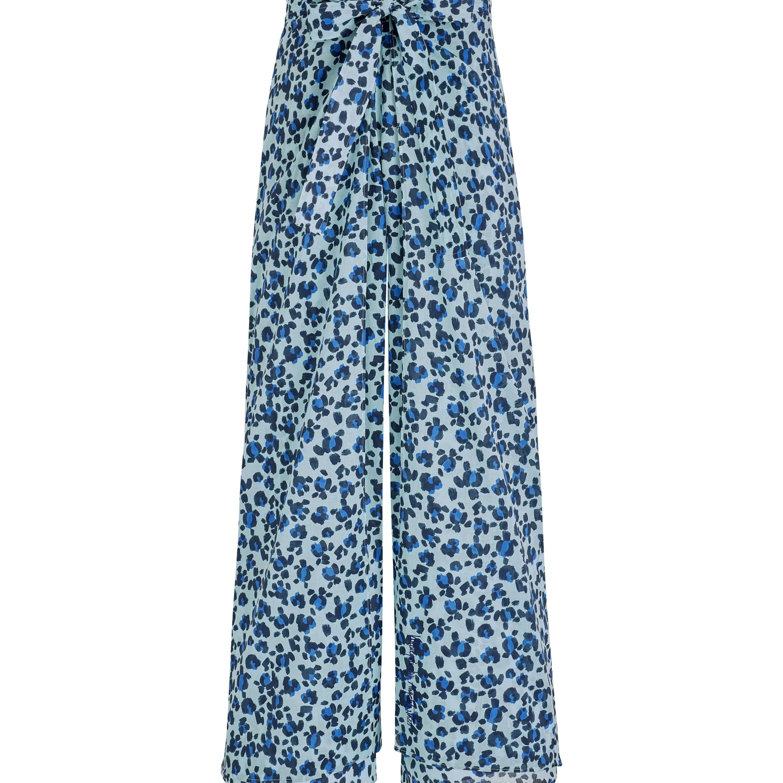 Vilebrequin Women Organic Cotton Voile Pants Turtles Leopard- X Angelo Tarlazzi*Women Pants