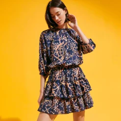 Vilebrequin Women Short Ruffles Cotton Dress Sweet Blossom*Women Dresses