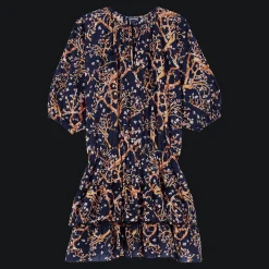 Vilebrequin Women Short Ruffles Cotton Dress Sweet Blossom*Women Dresses