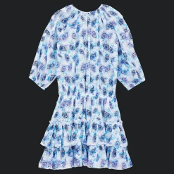 Vilebrequin Women Short Ruffles Cotton Dress Flash Flowers*Women Dresses