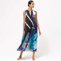 Vilebrequin Women Sleeveless Maxi Dress Envoutement - X Deux Femmes Noires*Women Cover-Ups