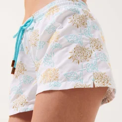 Vilebrequin Women Swim Short Iridescent Flowers Of Joy*Women Shorties