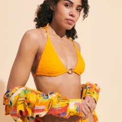 Vilebrequin Women Triangle Bikini Top Plumetis*Women Triangle Top