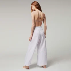 Vilebrequin Women White Linen Pants- X Angelo Tarlazzi*Women Pants