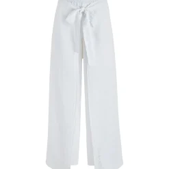Vilebrequin Women White Linen Pants- X Angelo Tarlazzi*Women Pants