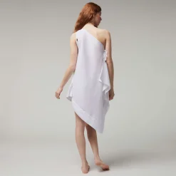 Vilebrequin Women White Linen Scarf Dress- X Angelo Tarlazzi*Women Cover-Ups