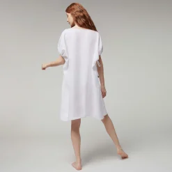 Vilebrequin Women White Linen Square Dress- X Angelo Tarlazzi*Women Cover-Ups